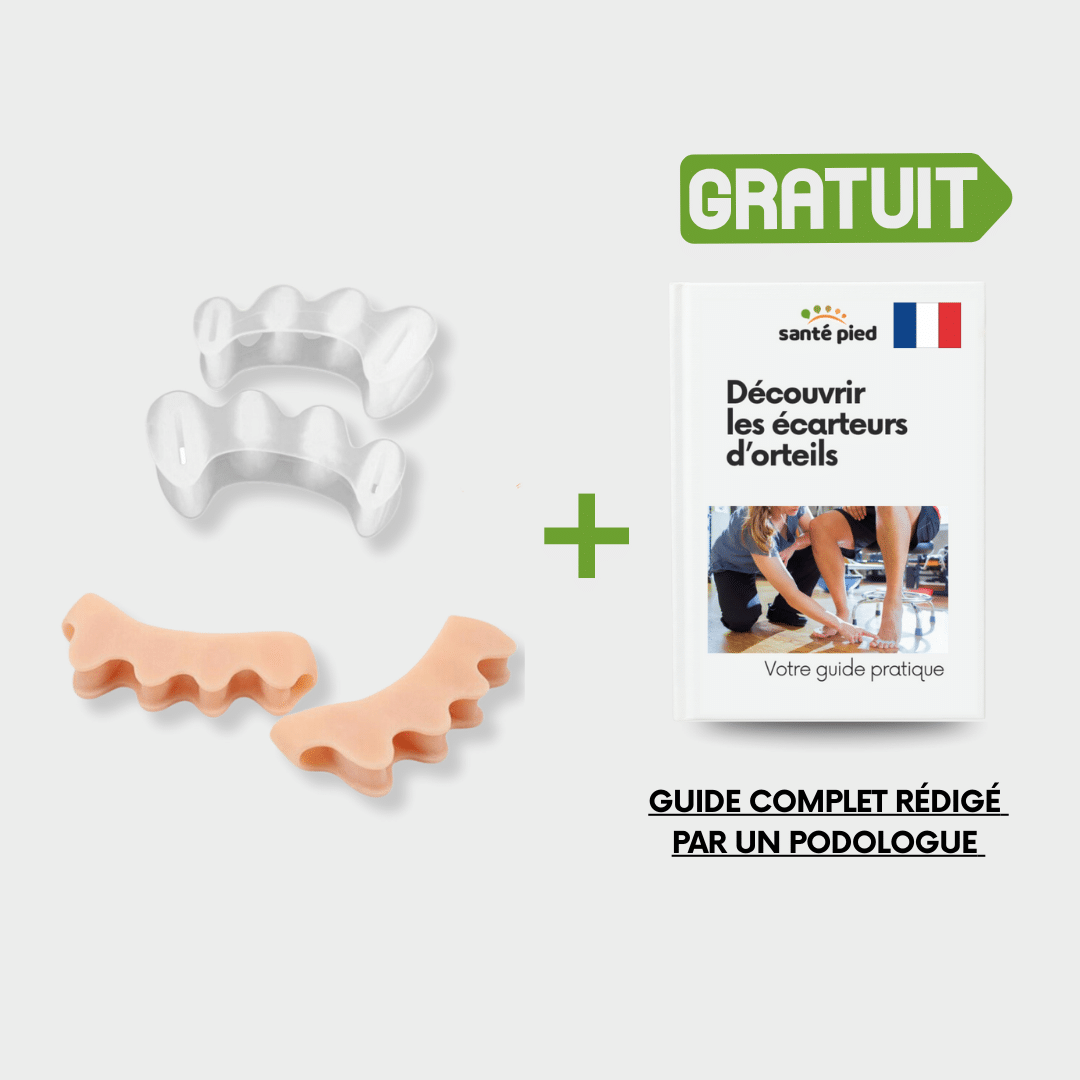 pack écarteurs d’orteils souples et ajustables santé pied
